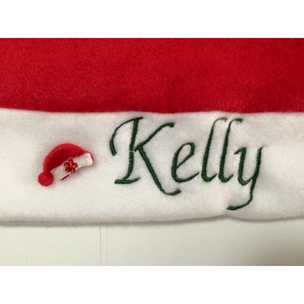 Mini Santa Hat Name Charm