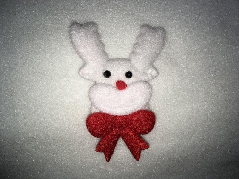 Reindeer White With Bow