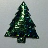 Christmas Tree Name Charm Green